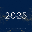 Meilleurs vœux 2026 : élégance nocturne